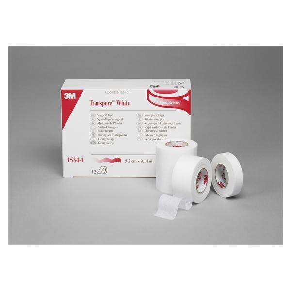 Tape Surgical Transpore Plastic 2